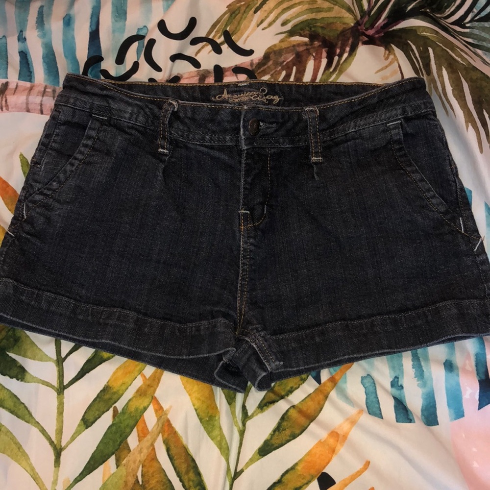 American Rag Juniors denim jean shorts.
